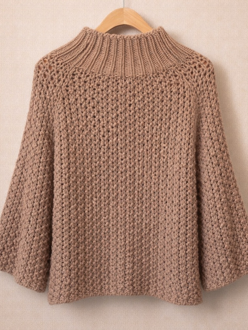 LEMONWOOD chunky knit sweater alpaca wool oversized Italy cozy - Picture 4 of 8